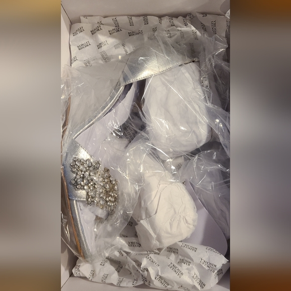 Silver Rhinestone wedges - Picture 2 of 7